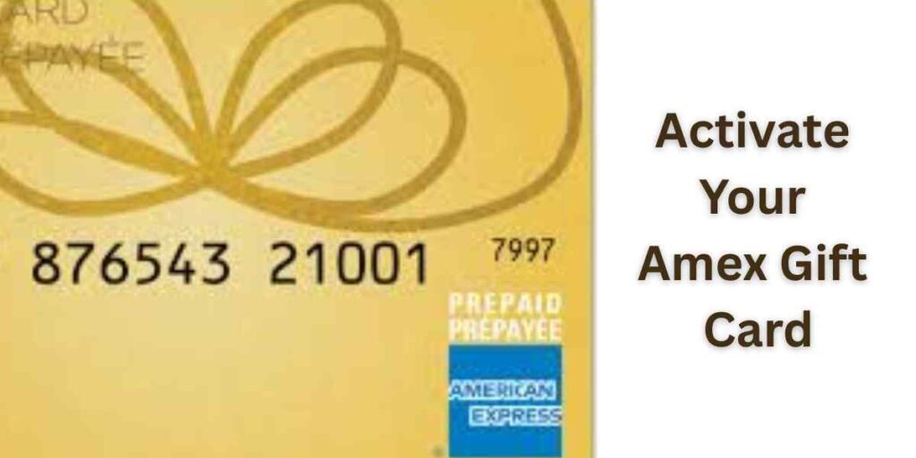 How to Activate Your Amex Gift Card