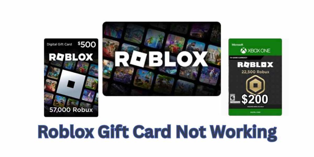 Roblox Gift Card Not Working